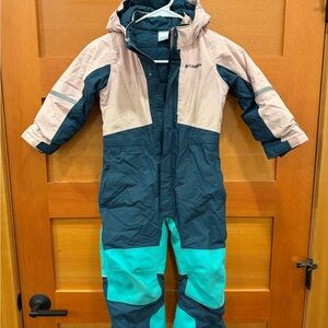 Columbia Kids' Jacket in Teal and Pink